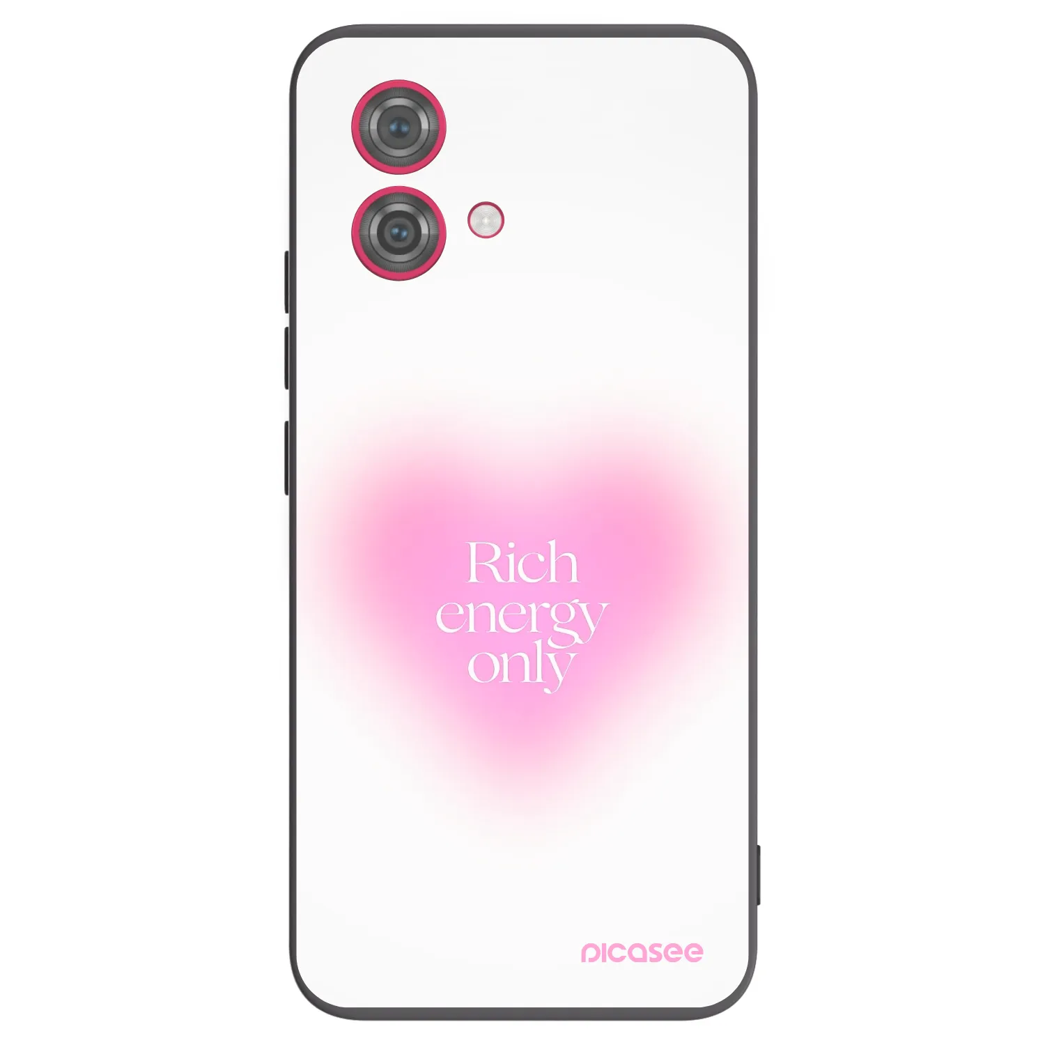 Picasee silikonski črni ovitek za Motorola Moto G84 5G - Rich Energy