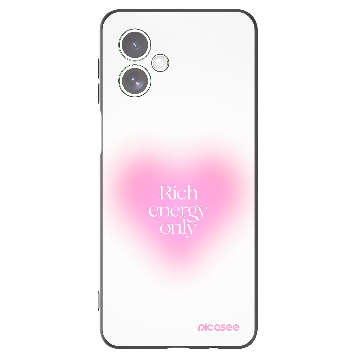 Picasee silikonski črni ovitek za Motorola Moto G54 5G - Rich Energy
