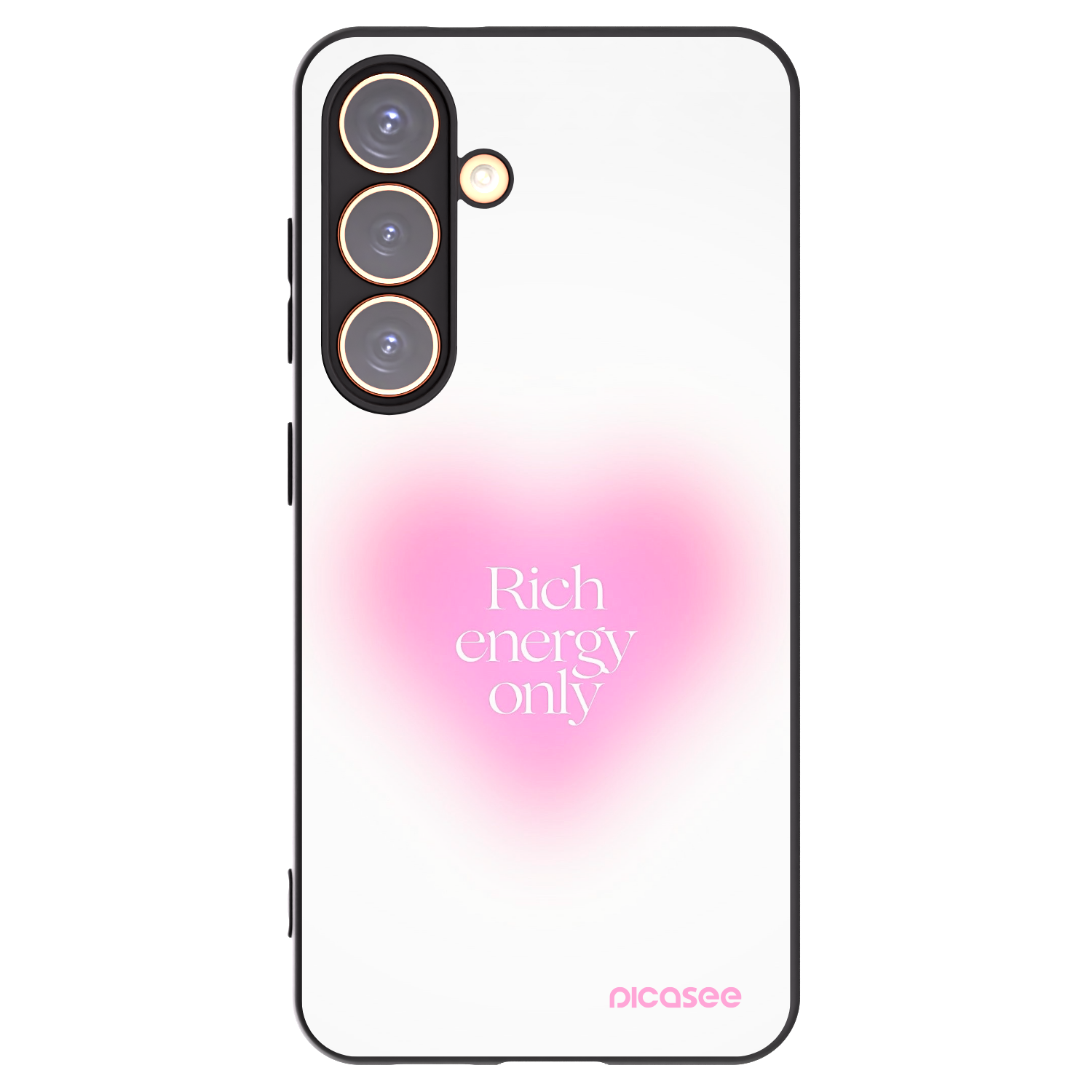 Picasee silikonski črni ovitek za Samsung Galaxy S24 S921B 5G - Rich Energy