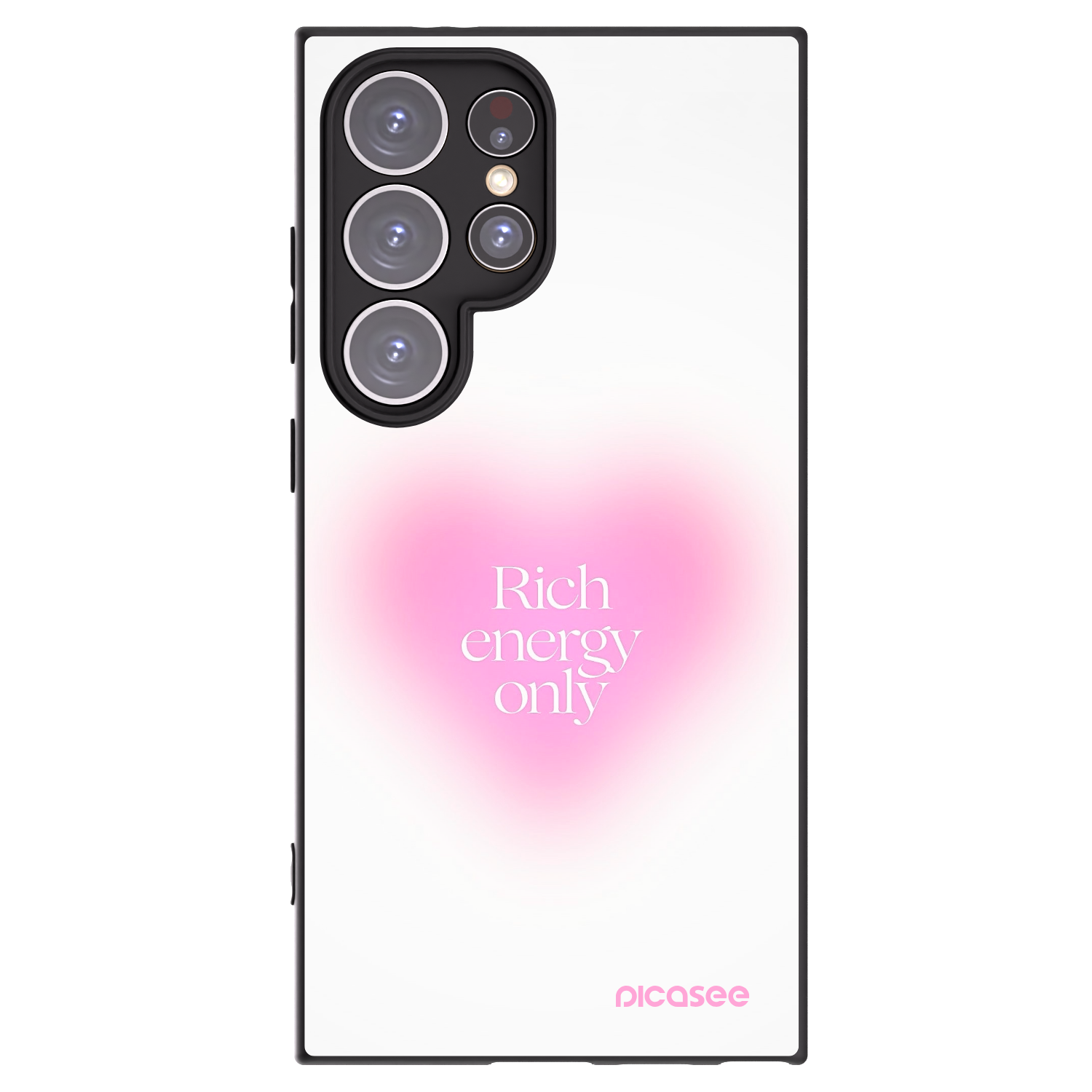 Picasee silikonski črni ovitek za Samsung Galaxy S24 Ultra S928B 5G - Rich Energy