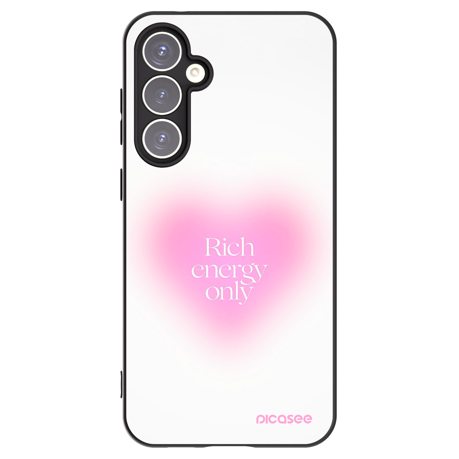 Picasee silikonski črni ovitek za Samsung Galaxy S23 FE S711B - Rich Energy