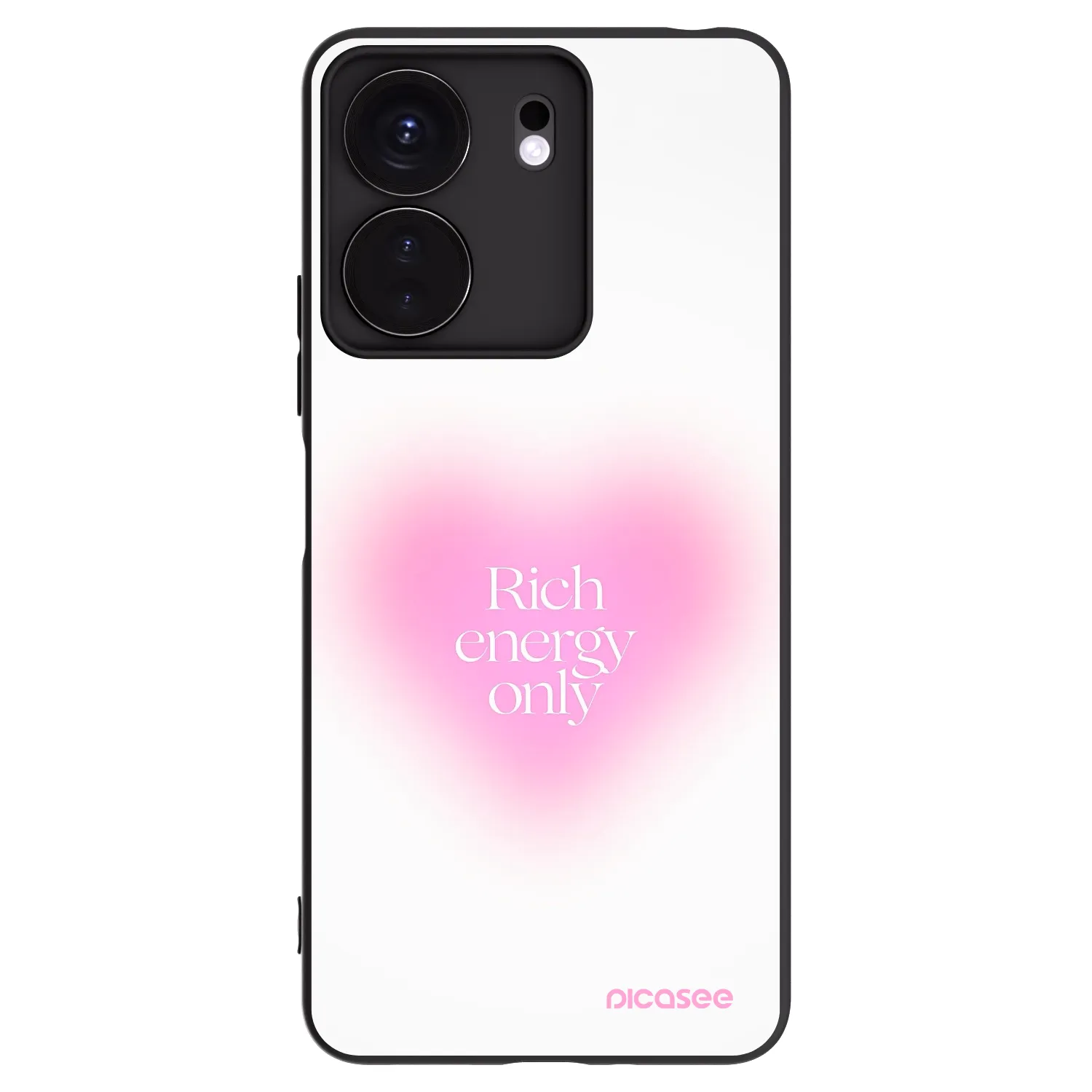 Picasee silikonski črni ovitek za Xiaomi Redmi 13C 4G - Rich Energy