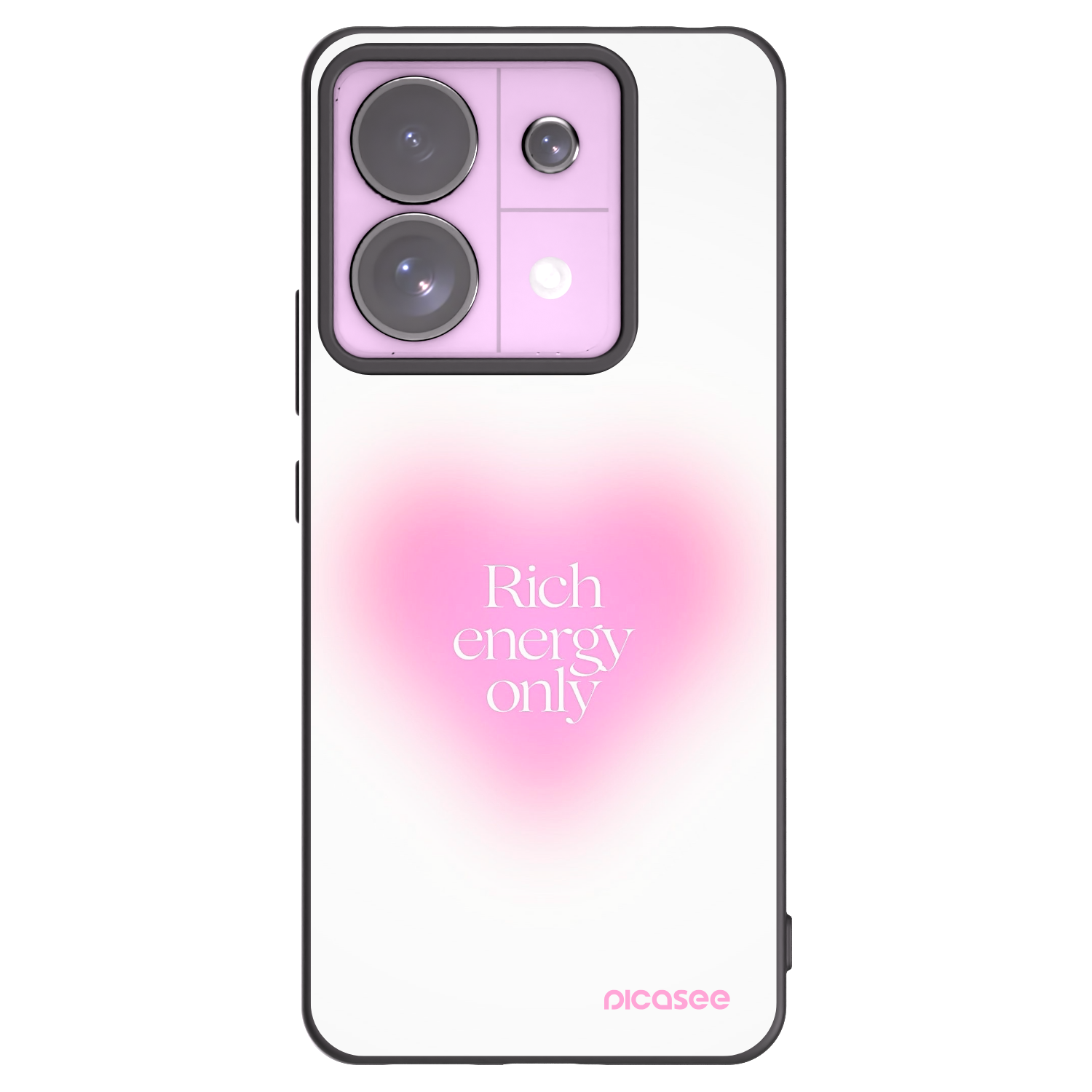 Picasee silikonski črni ovitek za Xiaomi Redmi Note 13 Pro 5G - Rich Energy