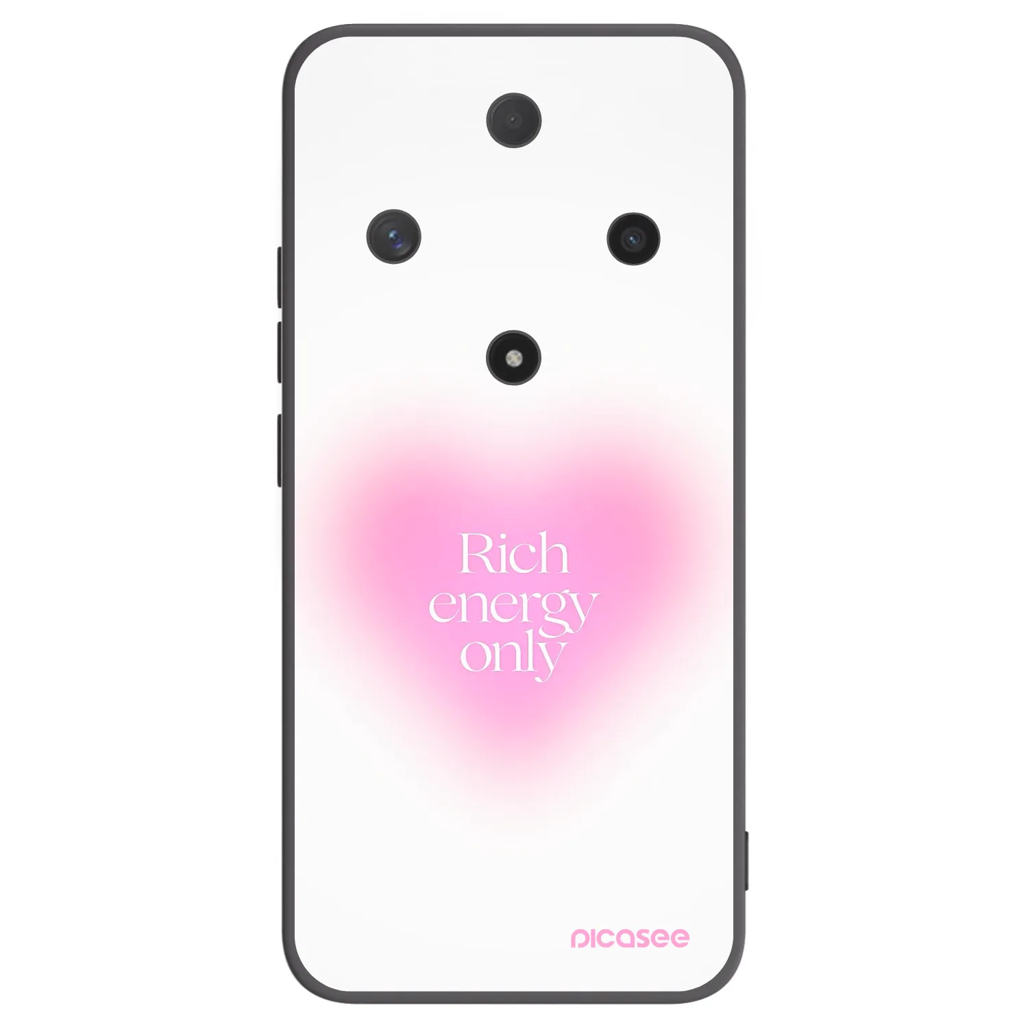 Picasee silikonski črni ovitek za Honor Magic6 Lite 5G - Rich Energy