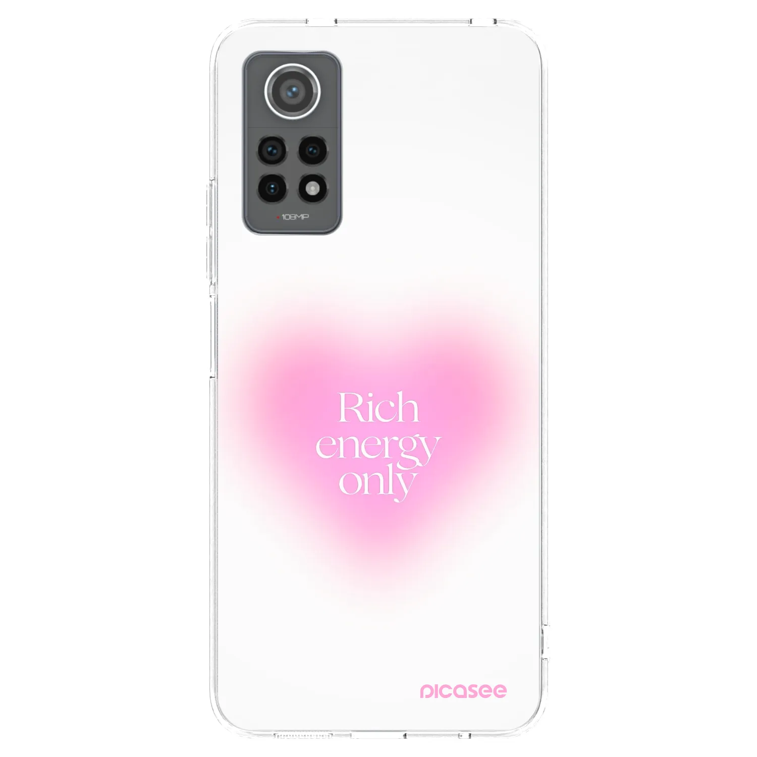 Picasee silikonski prozorni ovitek za Xiaomi Redmi Note 12 Pro 4G - Rich Energy