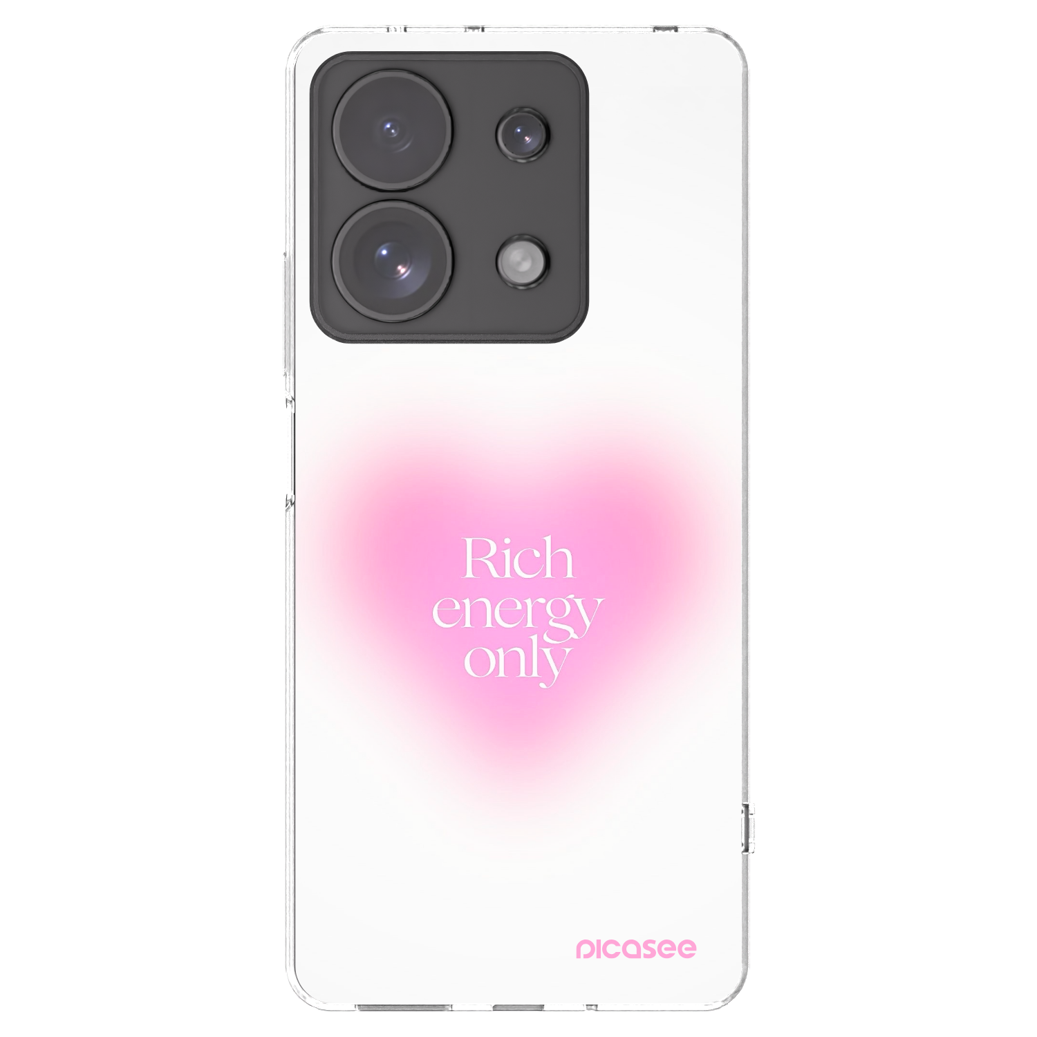 Picasee silikonski prozorni ovitek za Xiaomi Redmi Note 13 Pro 4G - Rich Energy