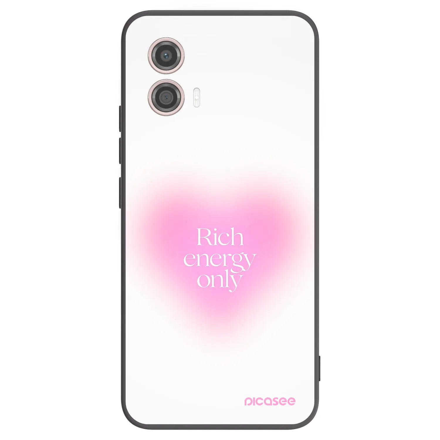 Picasee silikonski črni ovitek za Motorola Moto G53 5G - Rich Energy
