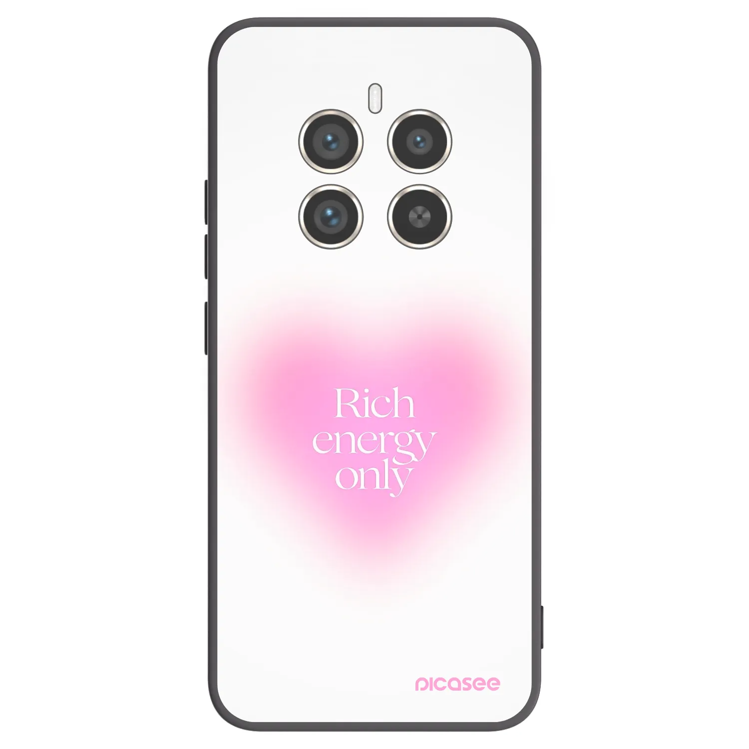 Picasee silikonski črni ovitek za Realme 12 Pro 5G - Rich Energy