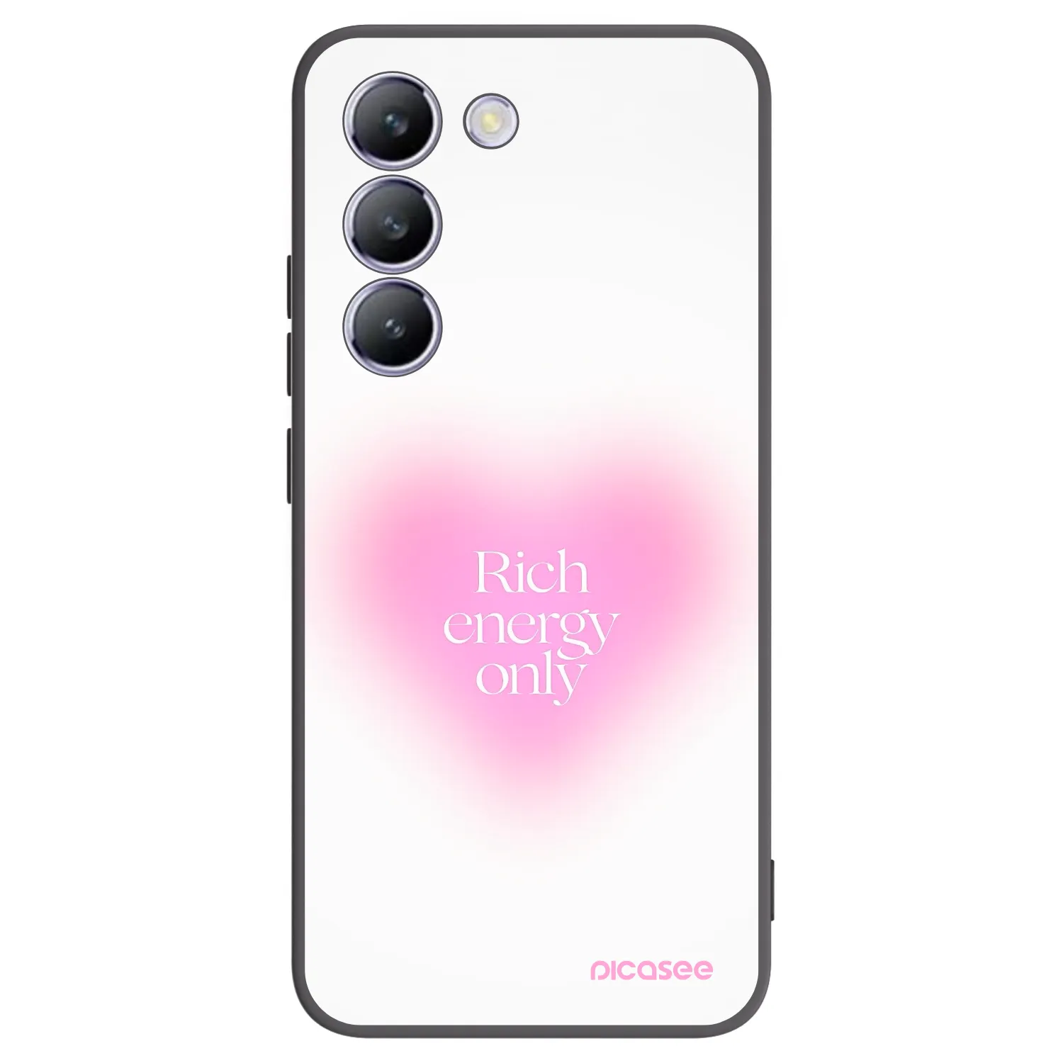 Picasee silikonski črni ovitek za Vivo V40 SE 5G - Rich Energy