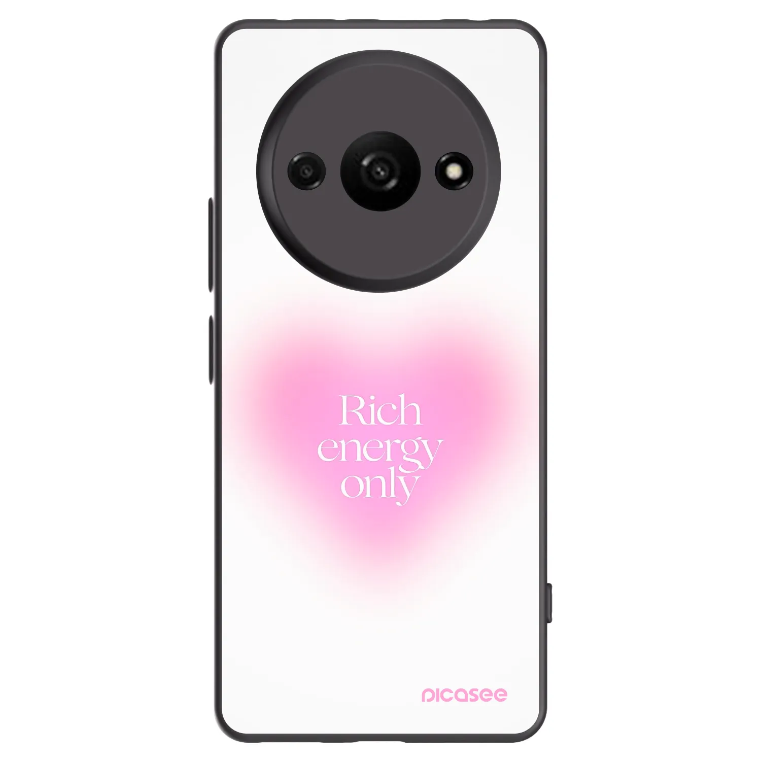 Picasee silikonski črni ovitek za Xiaomi Redmi A3 - Rich Energy