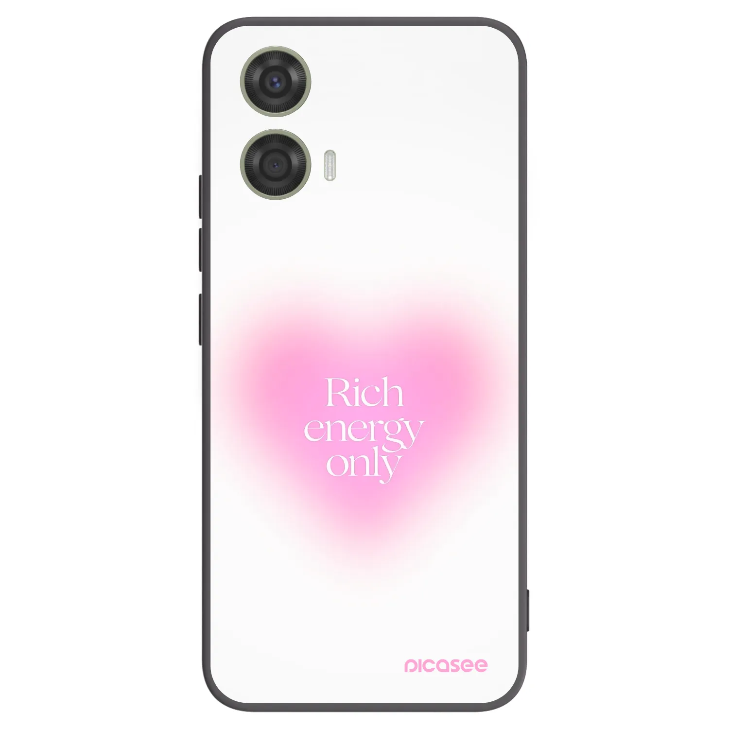 Picasee silikonski črni ovitek za Motorola Moto G24 - Rich Energy