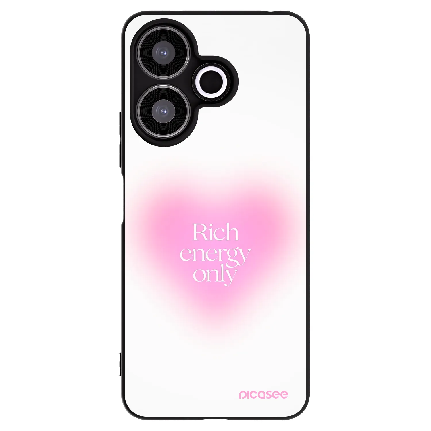 Picasee silikonski črni ovitek za Xiaomi Redmi 13 4G - Rich Energy