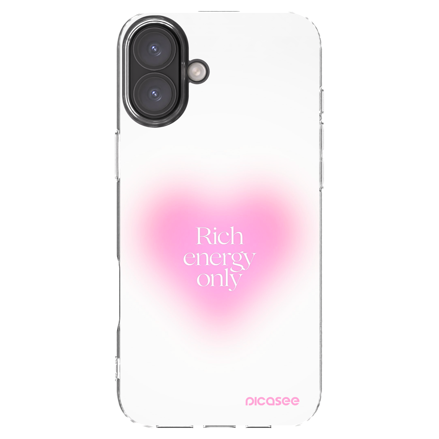 Picasee silikonski prozorni ovitek za Apple iPhone 16 Plus - Rich Energy