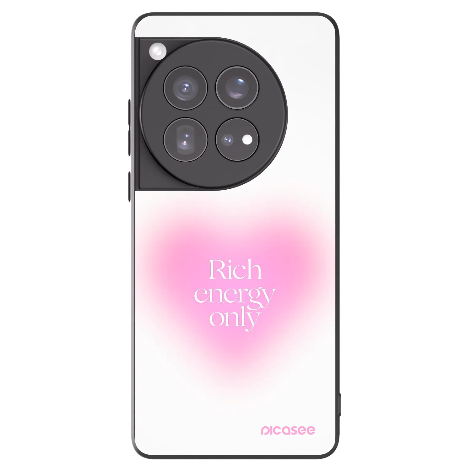 Picasee silikonski črni ovitek za OnePlus 12 5G - Rich Energy