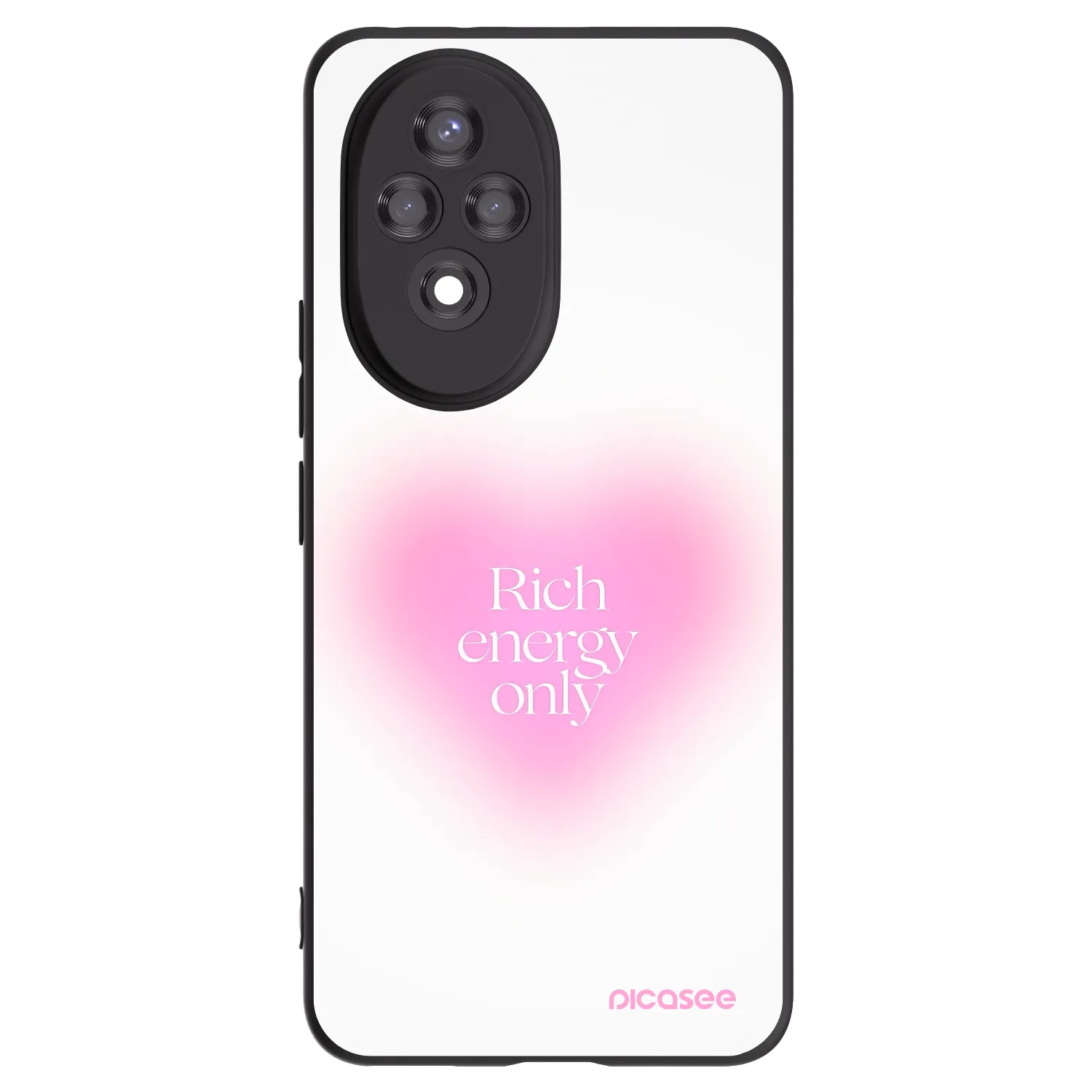 Picasee silikonski črni ovitek za Honor 200 Pro 5G - Rich Energy