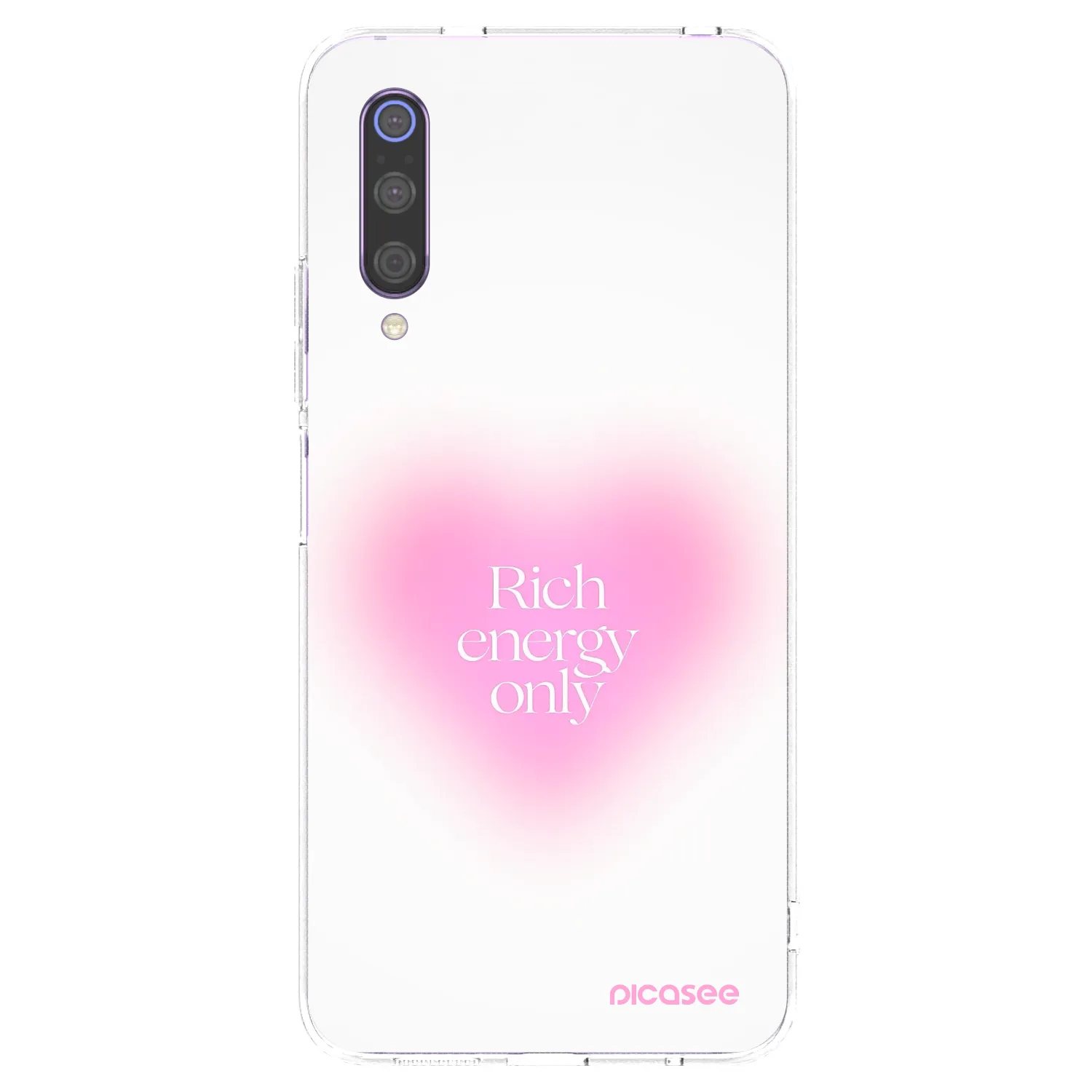 Picasee silikonski prozorni ovitek za Xiaomi Mi 9 - Rich Energy