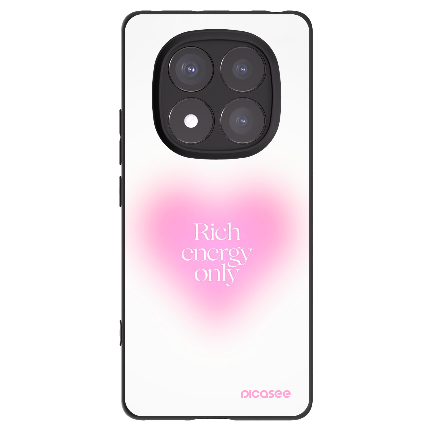 Picasee silikonski črni ovitek za Xiaomi Redmi Note 14 Pro+ 5G - Rich Energy