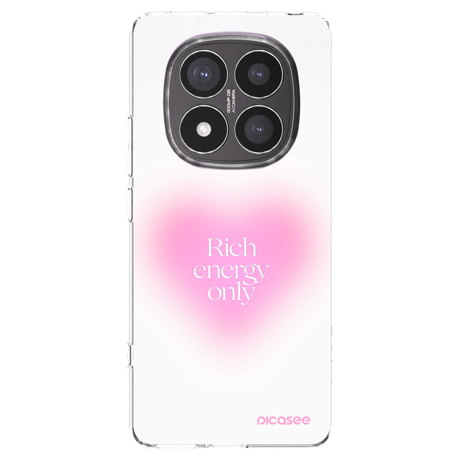 Picasee silikonski prozorni ovitek za Xiaomi Redmi Note 14 Pro+ 5G - Rich Energy