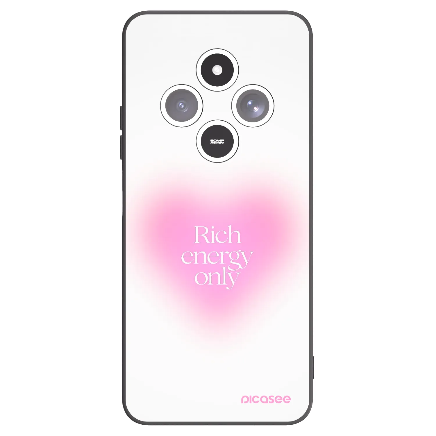Picasee silikonski črni ovitek za Xiaomi Redmi 14C - Rich Energy