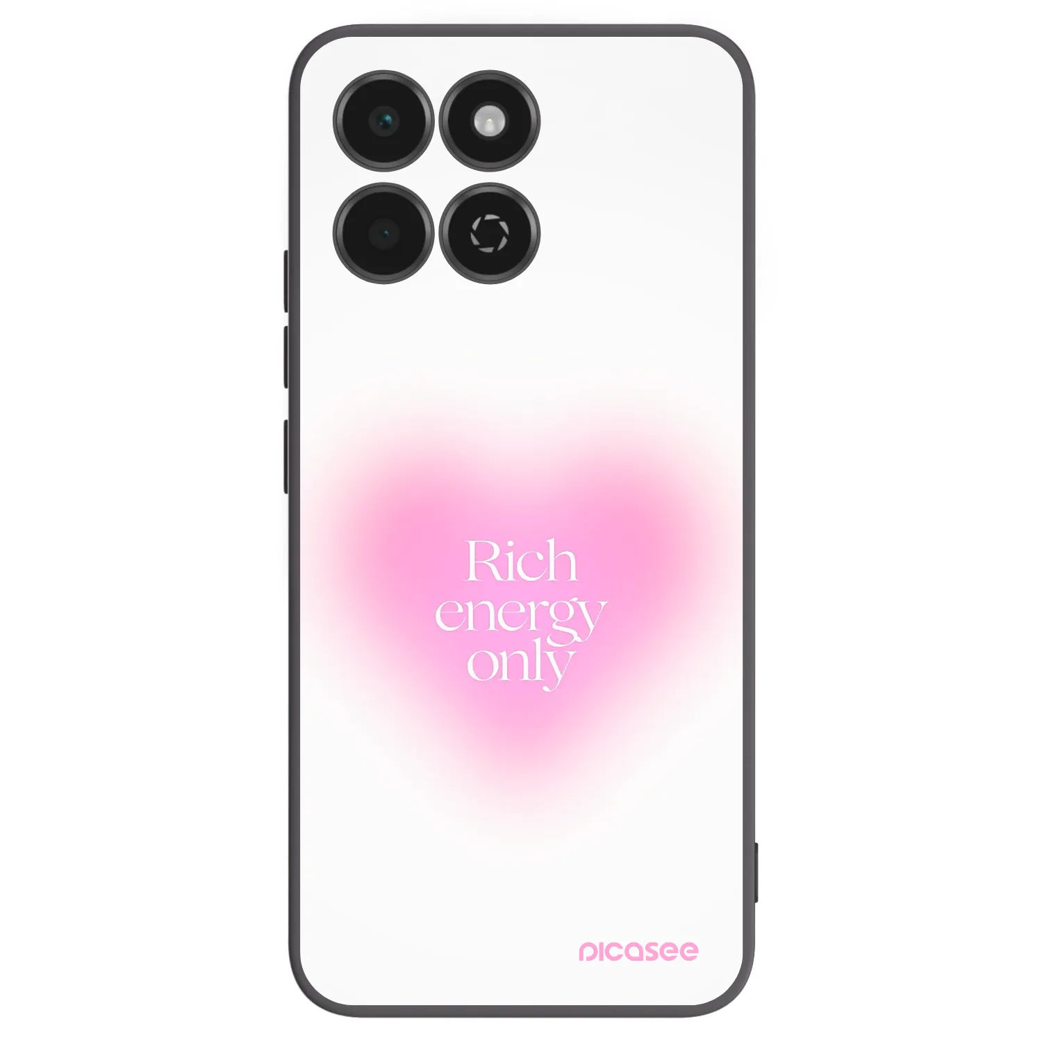 Picasee silikonski črni ovitek za Honor 200 Smart 5G - Rich Energy