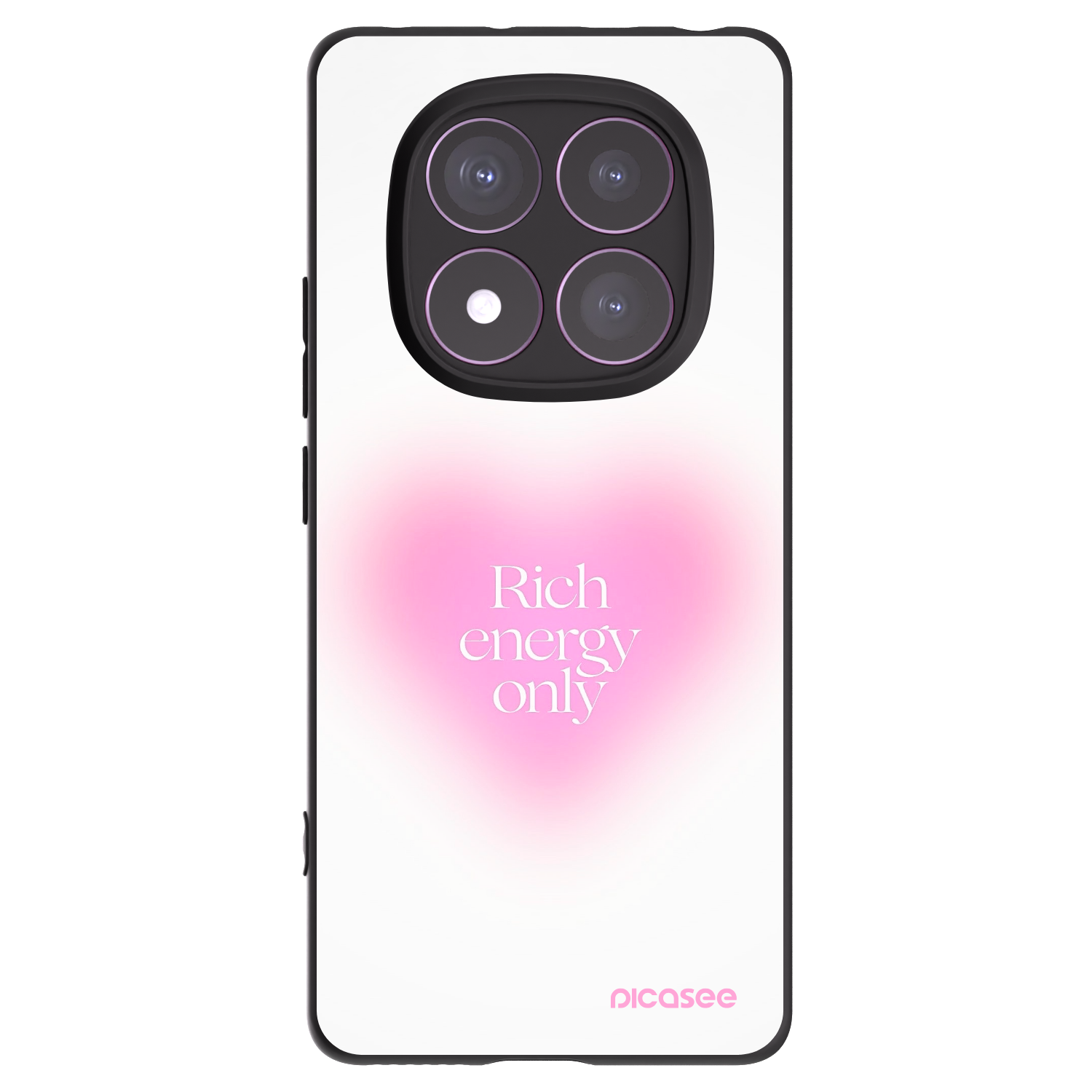 Picasee silikonski črni ovitek za Xiaomi Redmi Note 14 Pro 4G - Rich Energy