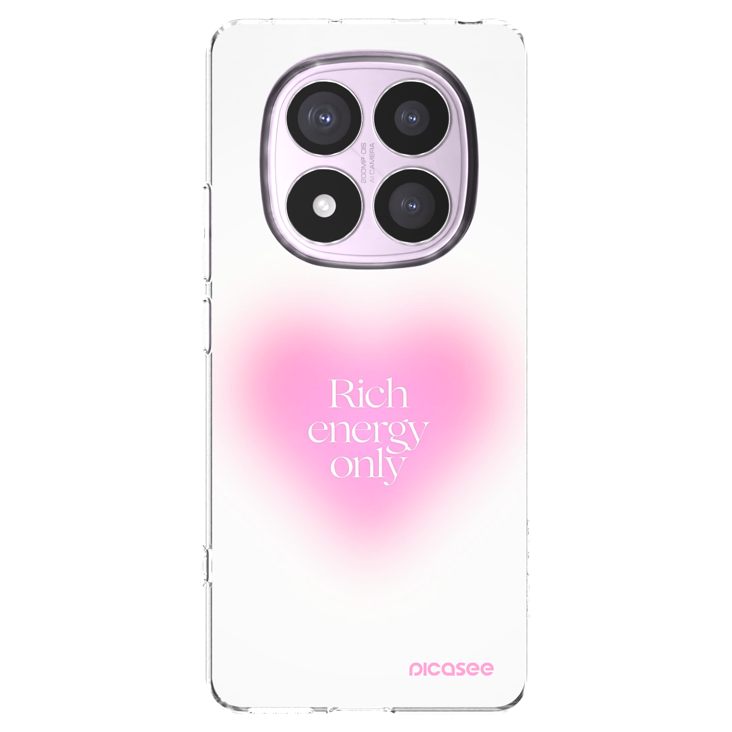 Picasee silikonski prozorni ovitek za Xiaomi Redmi Note 14 Pro 4G - Rich Energy