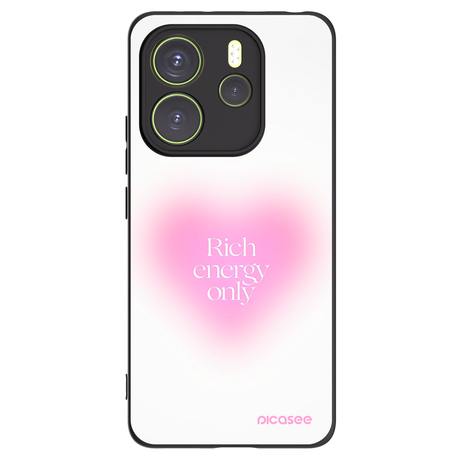 Picasee silikonski črni ovitek za Xiaomi Redmi Note 14 4G - Rich Energy