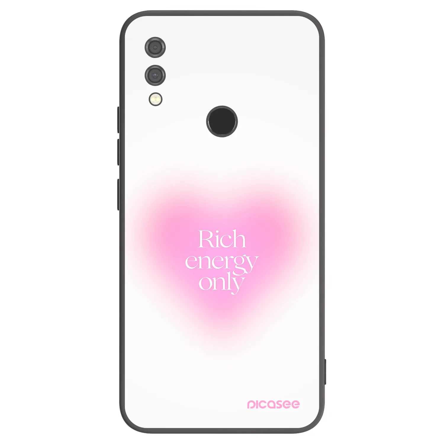 Picasee silikonski črni ovitek za Xiaomi Redmi Note 7 - Rich Energy