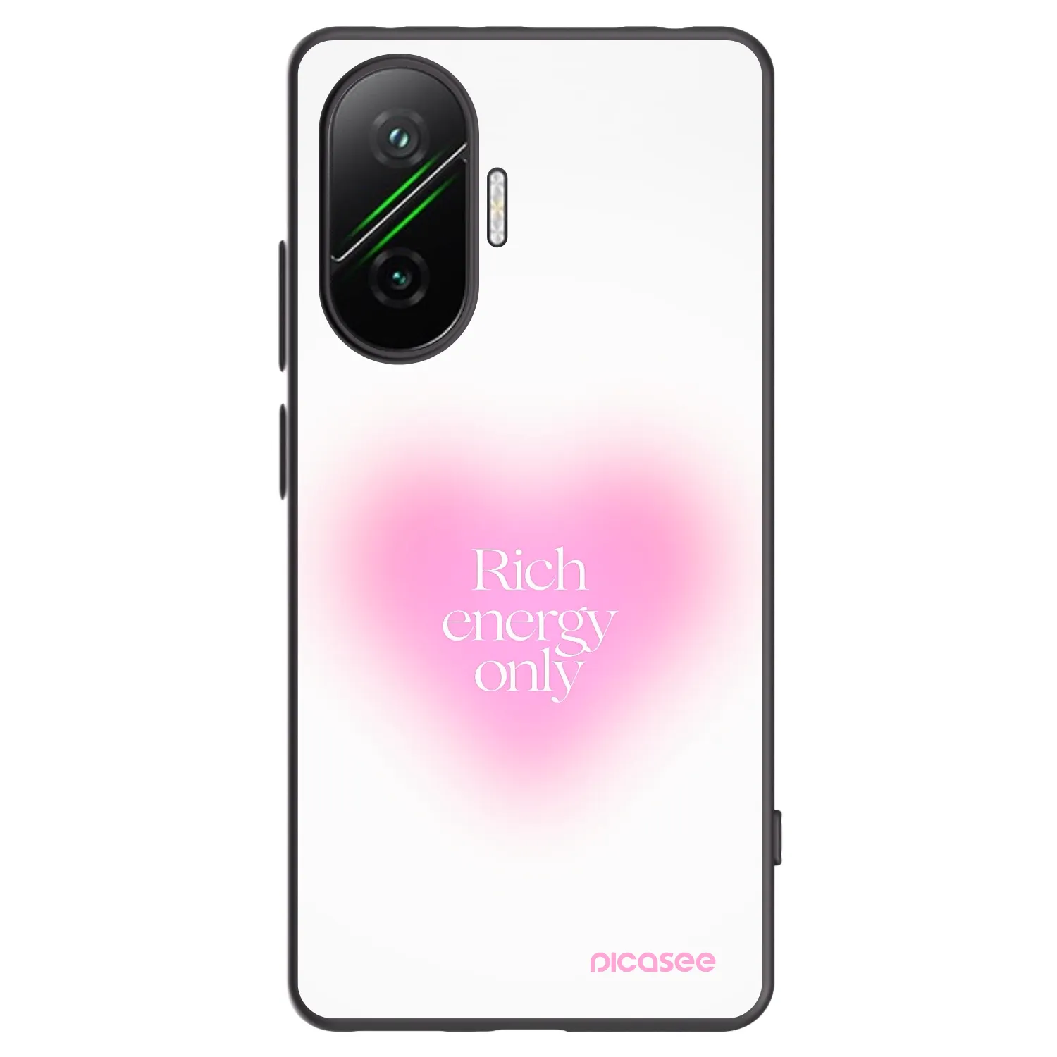 Picasee silikonski črni ovitek za Xiaomi Poco F7 5G - Rich Energy