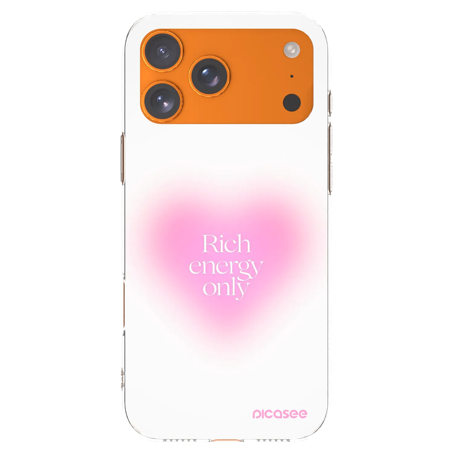 Picasee silikonski prozorni ovitek za Apple iPhone 17 Pro Max - Rich Energy