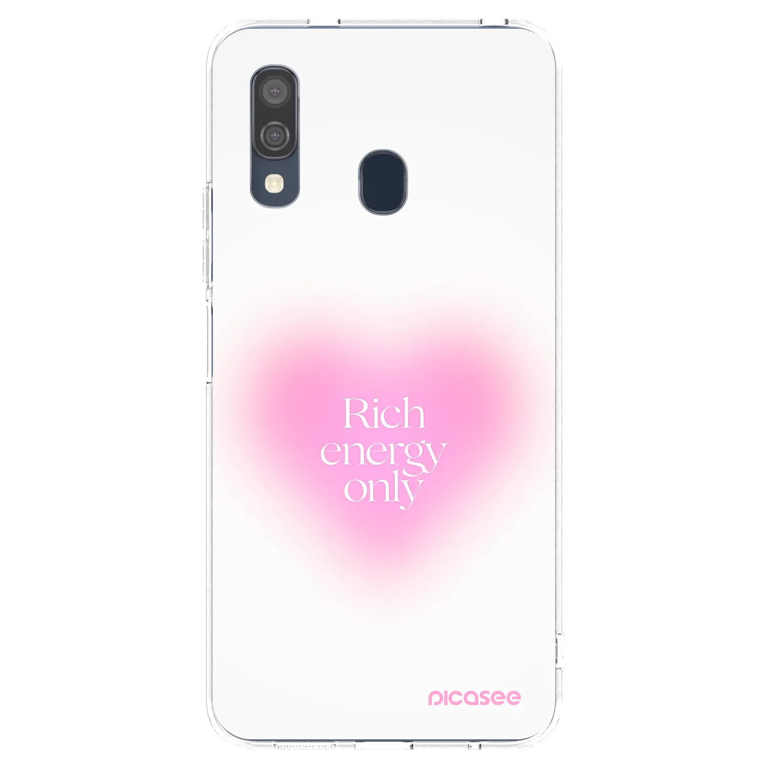 Picasee silikonski prozorni ovitek za Samsung Galaxy A40 A405F - Rich Energy