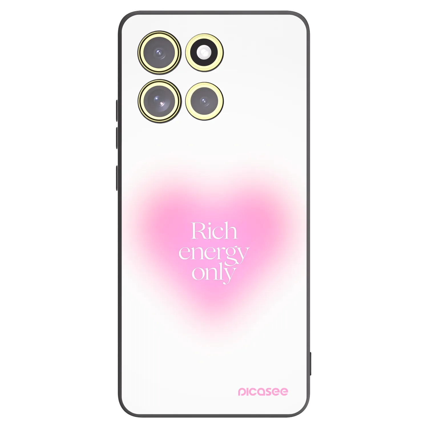 Picasee silikonski črni ovitek za Motorola Moto G86 5G - Rich Energy