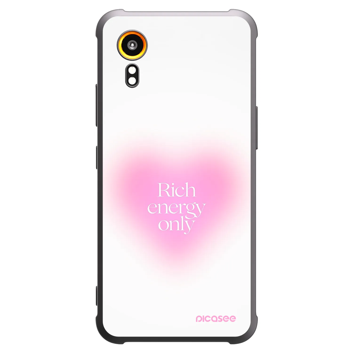 Picasee silikonski črni ovitek za Samsung Galaxy Xcover 7 - Rich Energy