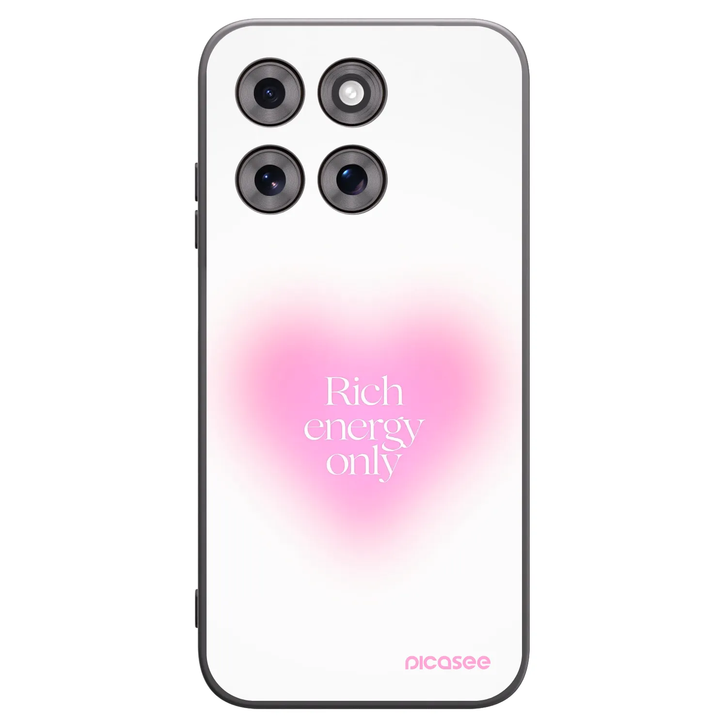 Picasee silikonski črni ovitek za Motorola Moto G77 - Rich Energy