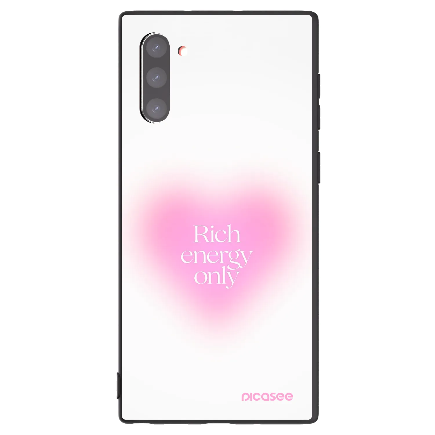 Picasee silikonski črni ovitek za Samsung Galaxy Note 10 N970F - Rich Energy