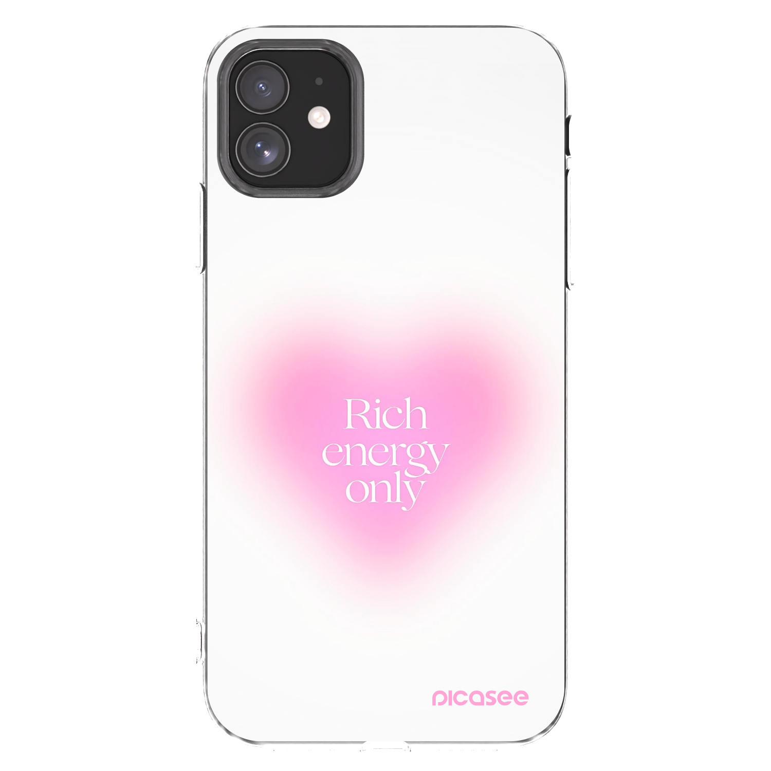 Picasee silikonski prozorni ovitek za Apple iPhone 11 - Rich Energy