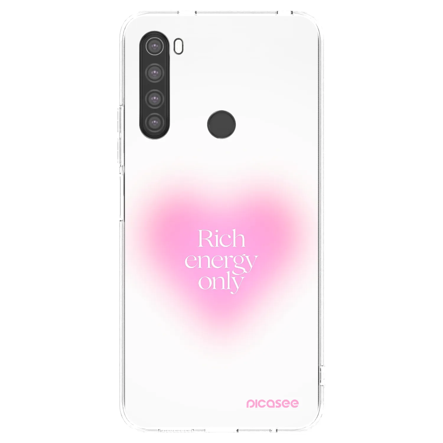 Picasee silikonski prozorni ovitek za Xiaomi Redmi Note 8 - Rich Energy