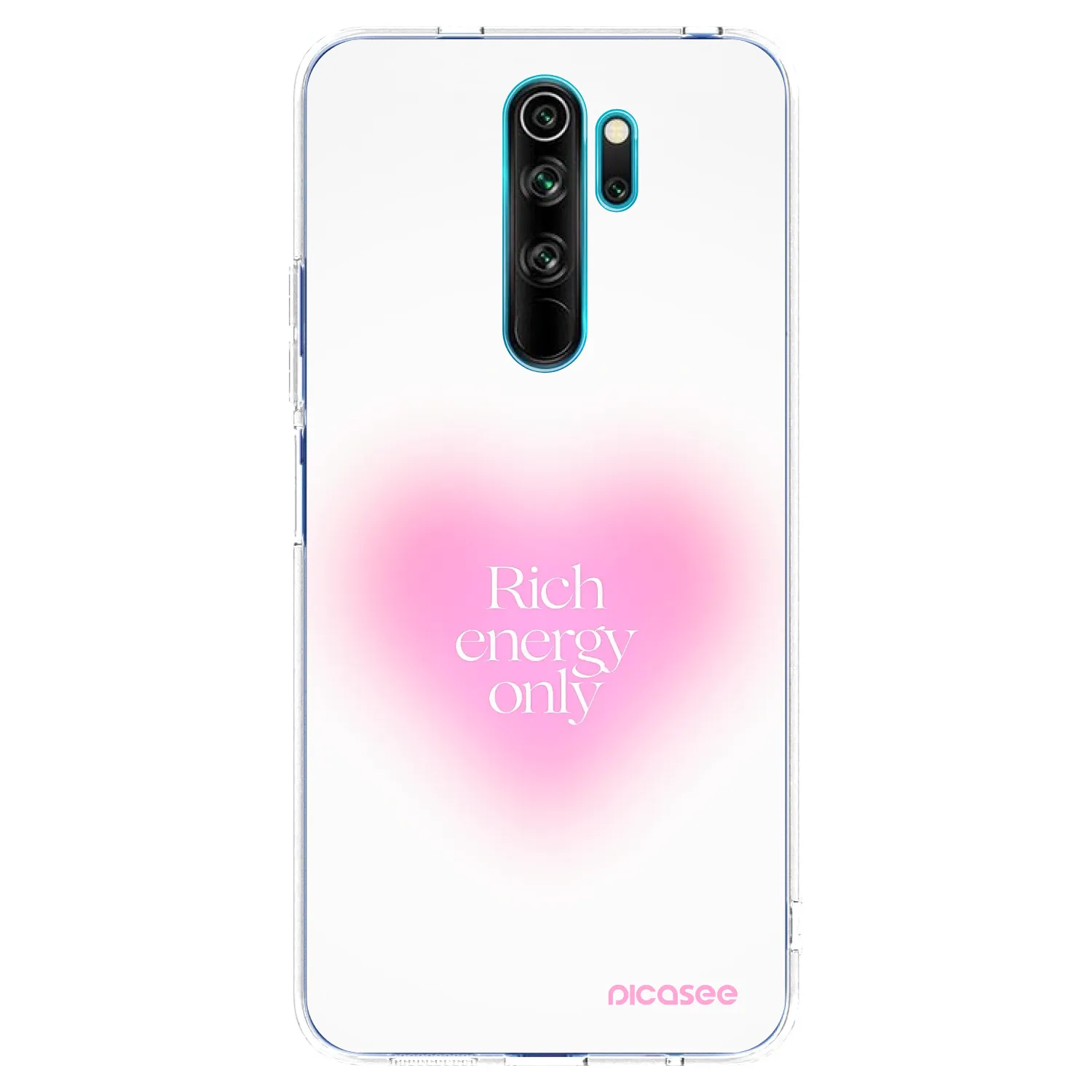 Picasee silikonski prozorni ovitek za Xiaomi Redmi Note 8 Pro - Rich Energy