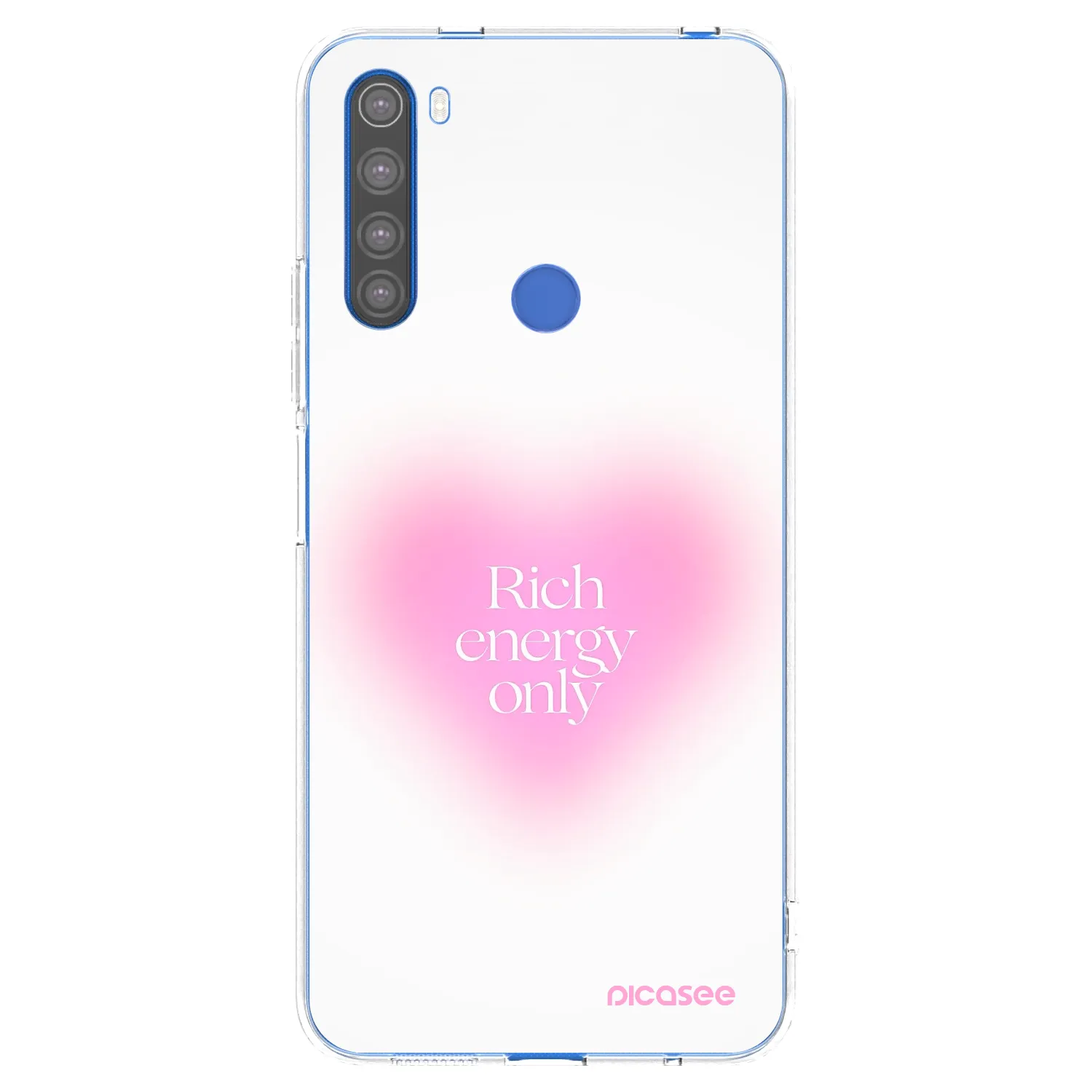 Picasee silikonski prozorni ovitek za Xiaomi Redmi Note 8T - Rich Energy