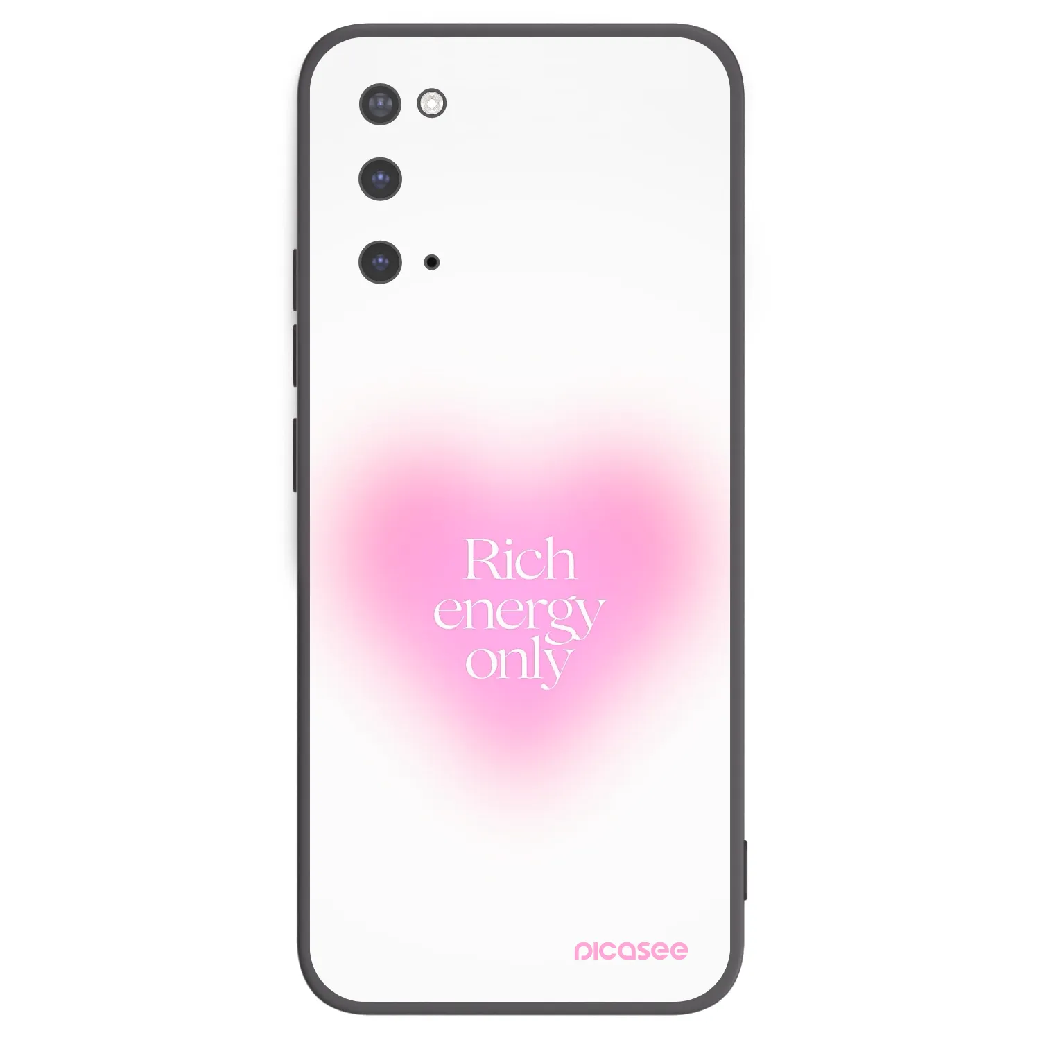 Picasee silikonski črni ovitek za Samsung Galaxy S20 G980F - Rich Energy