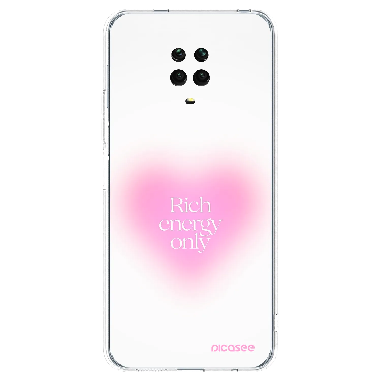 Picasee silikonski prozorni ovitek za Xiaomi Redmi Note 9 Pro - Rich Energy