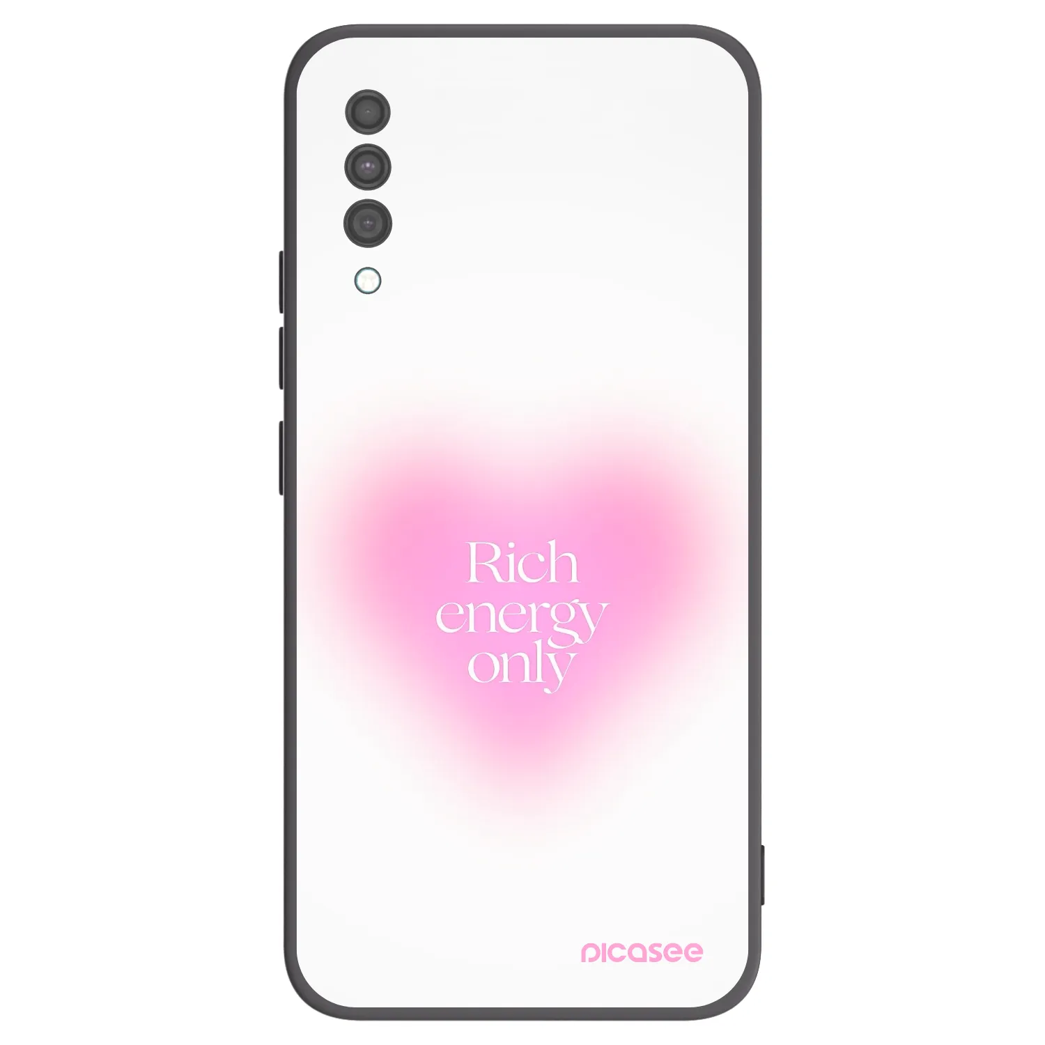 Picasee silikonski črni ovitek za Samsung Galaxy A30s A307F - Rich Energy