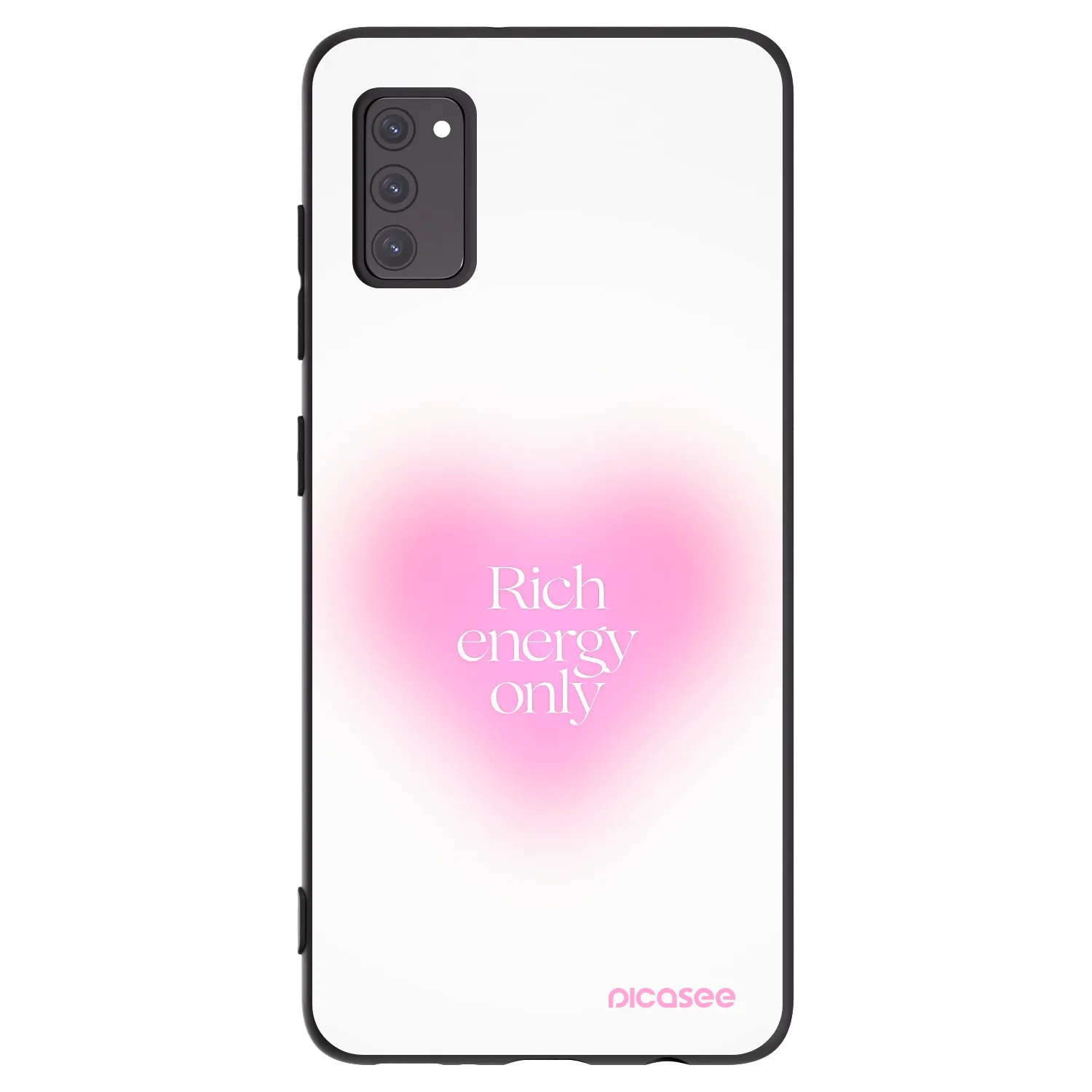 Picasee silikonski črni ovitek za Samsung Galaxy A41 A415F - Rich Energy