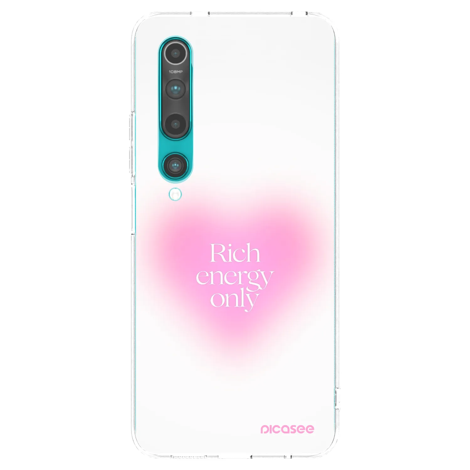 Picasee silikonski prozorni ovitek za Xiaomi Mi 10 - Rich Energy