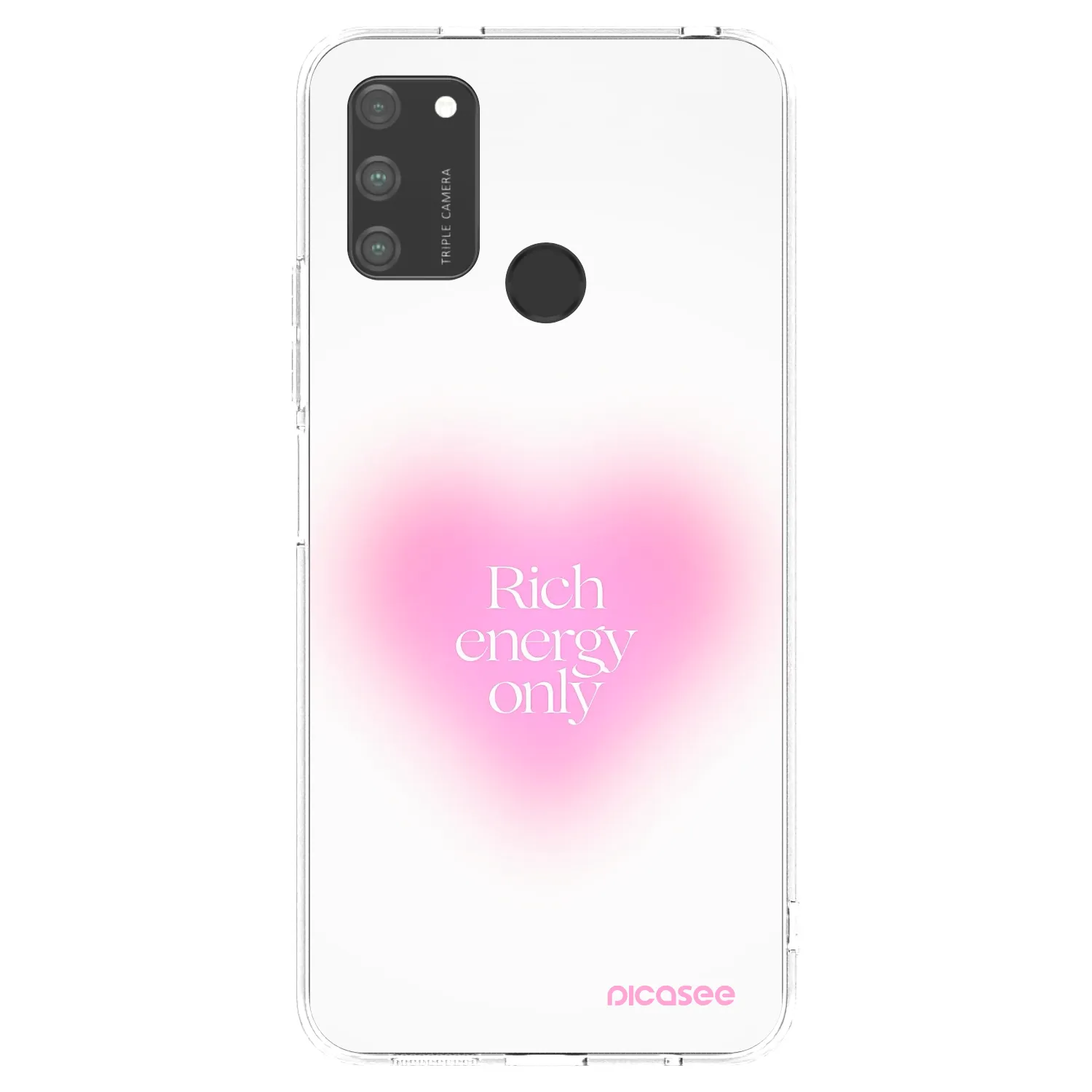 Picasee silikonski prozorni ovitek za Honor 9A - Rich Energy