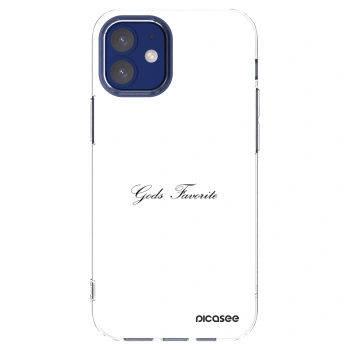 Picasee silikonski prozorni ovitek za Apple iPhone 12 mini - Gods Favorite