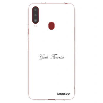 Picasee silikonski prozorni ovitek za Samsung Galaxy A20s - Gods Favorite