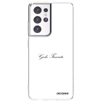 Picasee silikonski prozorni ovitek za Samsung Galaxy S21 Ultra 5G G998B - Gods Favorite