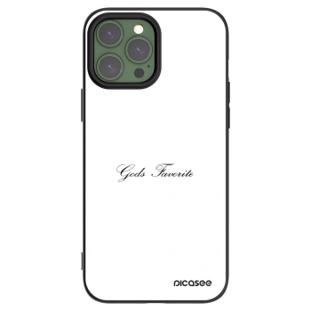 Picasee silikonski črni ovitek za Apple iPhone 13 Pro Max - Gods Favorite