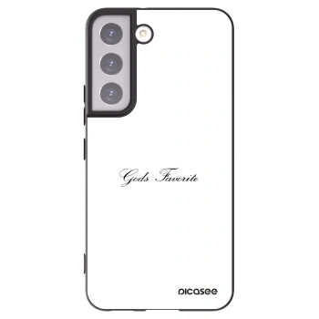 Picasee silikonski črni ovitek za Samsung Galaxy S22 5G - Gods Favorite
